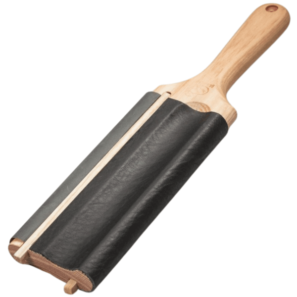 LS5P1 Beavercraft Paddle Strop for Spoon Knives with P01 Polishing Compound