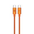 Forever Saffron kábel USB-C - USB-C 1,0 m 60W oranžový