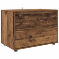 vidaXL Úložná skrinka 80 x 48 x 57 cm Kompozitné drevo Staré drevo