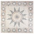 vidaXL Mosaikové dlaždice s kvetinovým vzorom Viacfarebný 120 x 120 cm