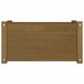 vidaXL Záhradné kvetináče 2 ks medovo-hnedé 60x31x31 cm borovicový masív
