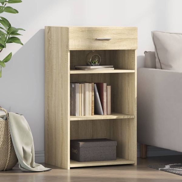 vidaXL Komoda dub sonoma 50x42,5x93 cm spracované drevo