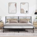VidaXL Rám postele bez matraca Dub Sonoma 200x200 cm Konštrukcia dreva