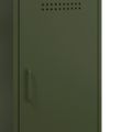 vidaXL Komoda olivovozelená 100,5x39x79 cm oceľ