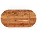 vidaXL Stolová doska 80x40x3,8 cm oválna masívna akácia
