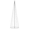 vidaXL Vianočný stromček, kužeľ, 330 LED, teplé biele svetlo 100x300cm