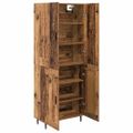 vidaXL Highboard 2 ks Staré drevo 69,5 x 34 x 180 cm Kompozitné drevo
