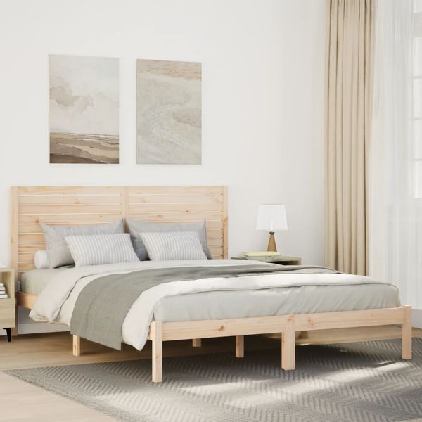 vidaXL Extra dlhá posteľ bez matraca 140x220 cm masívne drevo