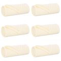 vidaXL Prikrývky na hodenie 6 ks Krémová 270 x 240 cm 5.44 kg Flís
