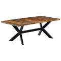 vidaXL Jedálenský stôl 200x100x75 cm, recyklovaný masív