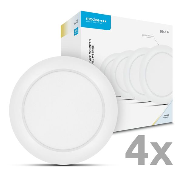 Modee LED Okrúhly LED panel - montovateľný 18W 1980lm studená biela P4 (ML-LPR6000K18WPN)