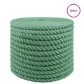 vidaXL Jutové lano 20 mm Zelená 100% Tossa juta