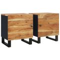 vidaXL Nočné stolíky 2 ks 40x33x46 cm akáciový masív