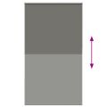 vidaXL roleta Blackout sivá 140x210cm Šírka látky 136,6 cm Polyester