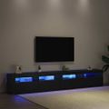 vidaXL Zostava TV skriniek 3 ks Čierny dub Kompozitné drevo