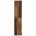vidaXL Servírovacia skriňa Staré drevo 40 x 41 x 185 cm