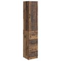 vidaXL Sada skríň 2 ks 33 x 34,5 x 87 cm Kompozitné drevo Staré drevo