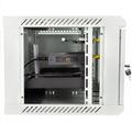 RACK skriňa závesná NEKU TS 19" 6U 450 mm, sv. šedá, na samozostavenie
