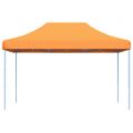 vidaXL Skladací pop-up párty stan oranžový 440x292x315 cm