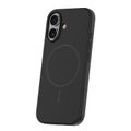 Silicone Thin Mag case for iPhone 16e / 17e black