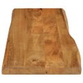 vidaXL Stolová doska 140x40x3,8 cm živý okraj masívne mango