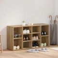 vidaXL Lavička na topánky 103 x 30 x 54,5 cm Kompozitné drevo