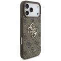 Puzdro Guess 4G Strap 4G Classic Logo pre iPhone 17 Pro Max hnedá