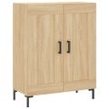 vidaXL Vysoká skrinka dub sonoma 69,5x34x180 cm spracované drevo