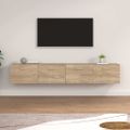 vidaXL Nástenné skrinky 2 ks dub sonoma 100x36,5x35 cm sprac. drevo