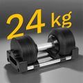 Činka liatinová nastaviteľná 1x3-24kg, REBEL ACTIVE RBA-2331-24