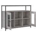 vidaXL Komoda sivá sonoma 100x35x80 cm kompozitné drevo