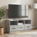 vidaXL TV skrinka Betónovo sivá 102 x 34,5 x 47 cm Kompozitné drevo