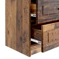 vidaXL Nočný stolík Staré drevo 62 x 34,5 x 44,5 cm Kompozitné drevo