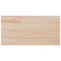 vidaXL Stolová doska biela 110x60x2,5 cm masívna borovica obdĺžniková