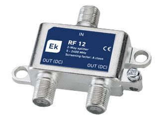 ITS rozbočovač 1/2 priechodný pre DC, 5-2400 MHz