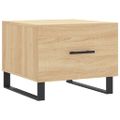 vidaXL Konferenčné stolíky 2 ks dub sonoma 50x50x40cm kompozitné drevo