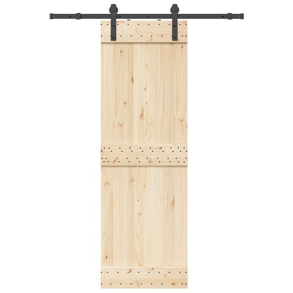 vidaXL Kovanie na posuvné dvere čierne 152 cm oceľové