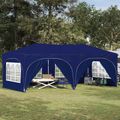 vidaXL Prístrešok na párty 575 x 288 x 245 cm Modrá Oxfordská látka