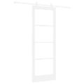 vidaXL Posuvné dvere ORKDAL 78 x 211 cm Biela