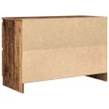 vidaXL TV skrinka lesklá staré drevo 80x35x54 cm spracované drevo