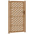 vidaXL Záhradná brána 100x175 cm odolná oceľ s krížovým dizajnom