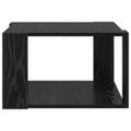 vidaXL Konferenčný stolík Čierny dub 51,5 x 51,5 x 30 cm