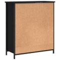vidaXL Komoda čierna 70x30x80 cm kompozitné drevo