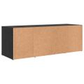 vidaXL Zostava TV skriniek 72 x 35 x 37 cm Čierna Kompozitné drevo