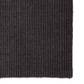 vidaXL Koberec prírodný sisal 66x200 cm čierny
