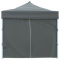 vidaXL Skladací párty stan s 8 bočnými stenami 870x291x315 cm antracitový