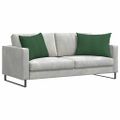 vidaXL Vankúše na pohovku 2 pcs Tmavozelená 70 x 50 cm