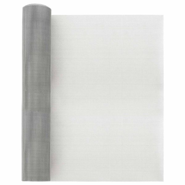 vidaXL Sieťová obrazovka 40 x 1000 cm 20 Mesh Nerezová oceľ 201