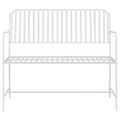 vidaXL Záhradná lavička 2 -Seater 103,5 x 51,5 x 90 cm Oceľ
