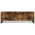 vidaXL Šatník dymový dub 100x32,5x35 cm spracované drevo